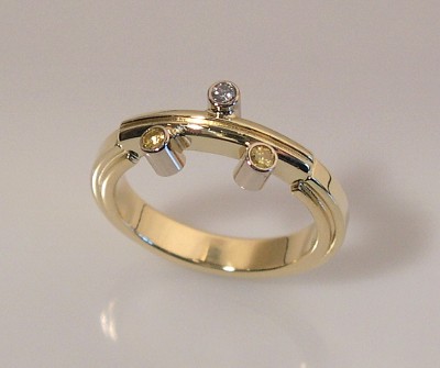 Three Diamonds Ring